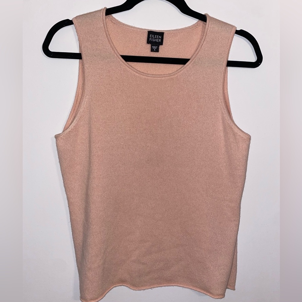 EILEEN FISHER cashmere silk blend Size Small women’s sleeveless top
